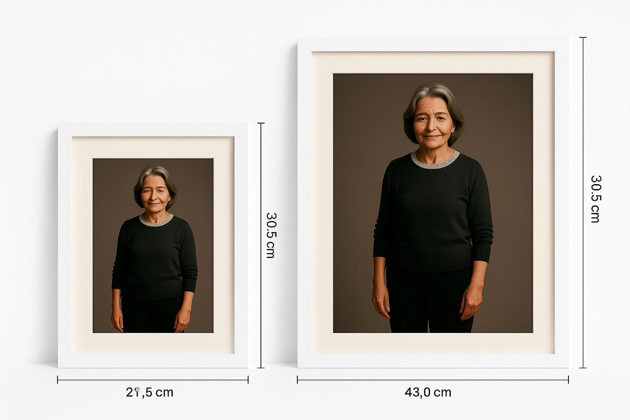 Digital Memory Frame - Wood