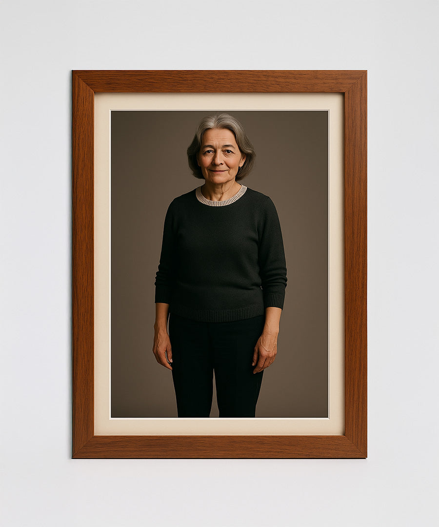 Digital Memory Frame - Wood